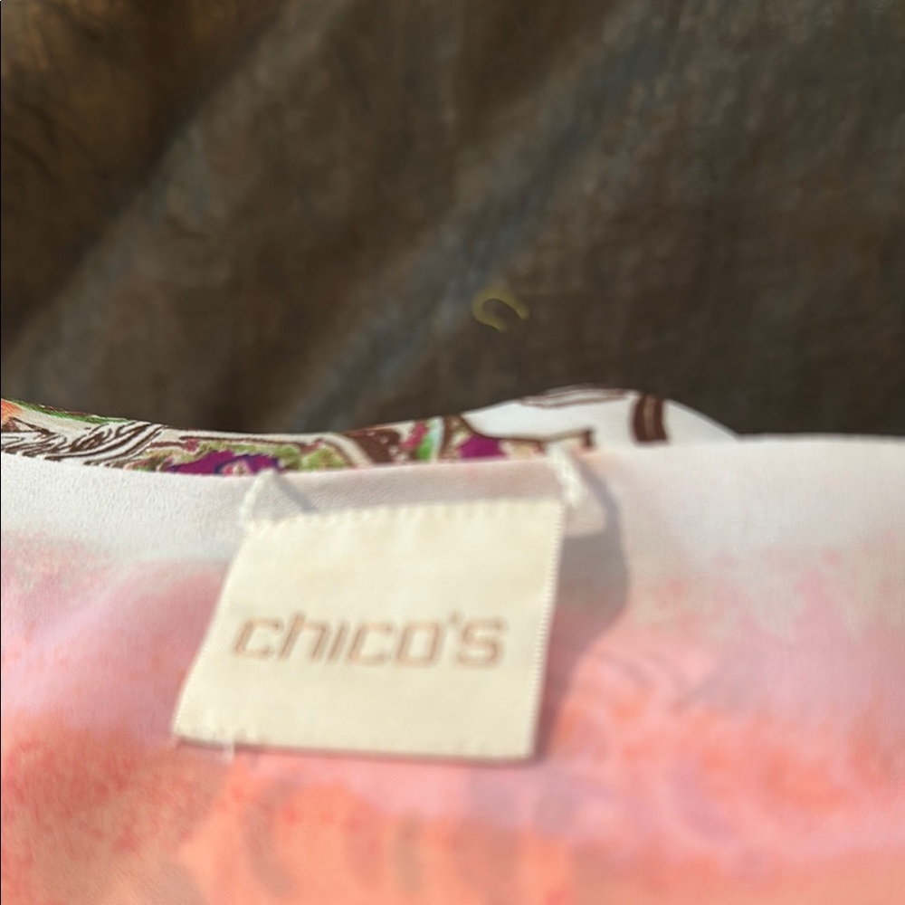 Chico's Multicolor Patterned Top - Picture 2 of 3